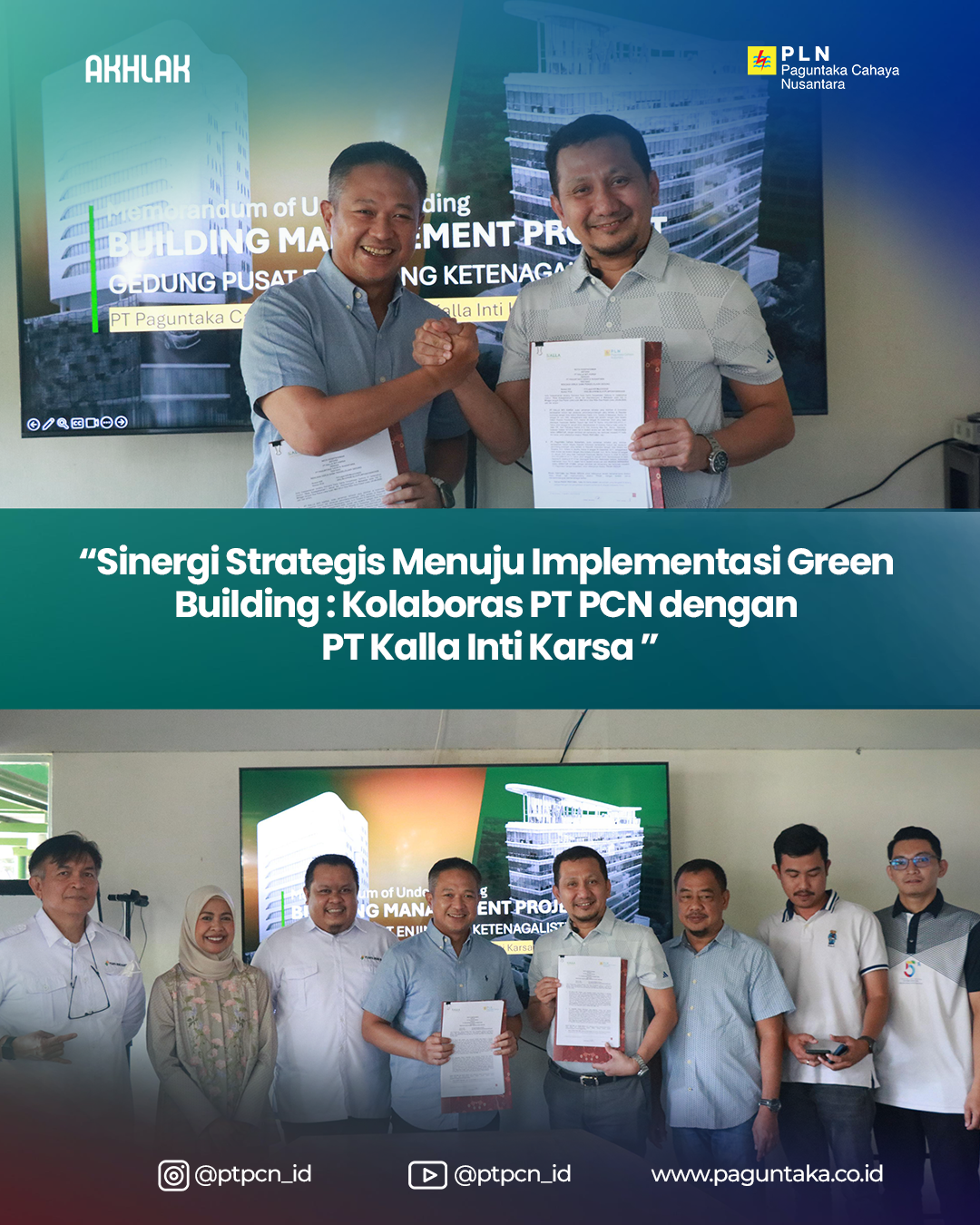 Sinergi Strategis Menuju Implementasi Green Building : Kolaboras PT PCN Dengan PT Kalla Inti Karsa 